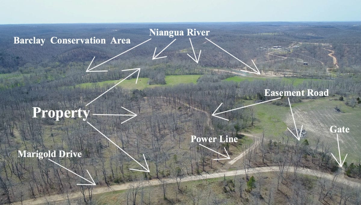 10 acres ON Niangua River with electric, phone, more! IDRN12